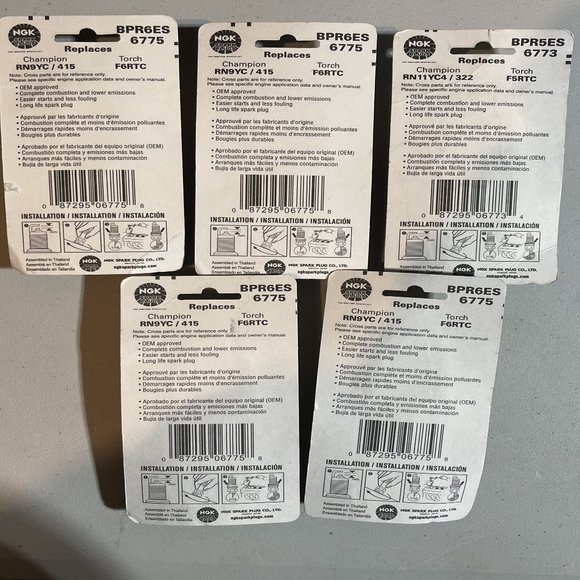 (4) NGK Spark Plug for Honda Engines & Other Small Engines, 6775 - Picture 2 of 2